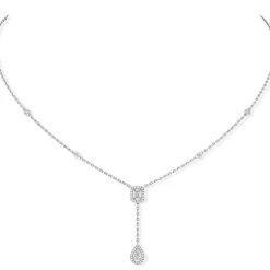 Collier Diamant Or Blanc