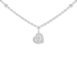 Collier Diamant Or Blanc