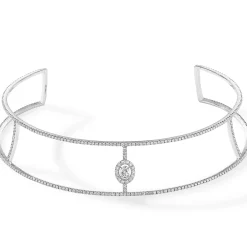 Collier Diamant Or Blanc