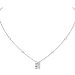 Collier Diamant Or Blanc