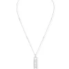 Collier Diamant Or Blanc
