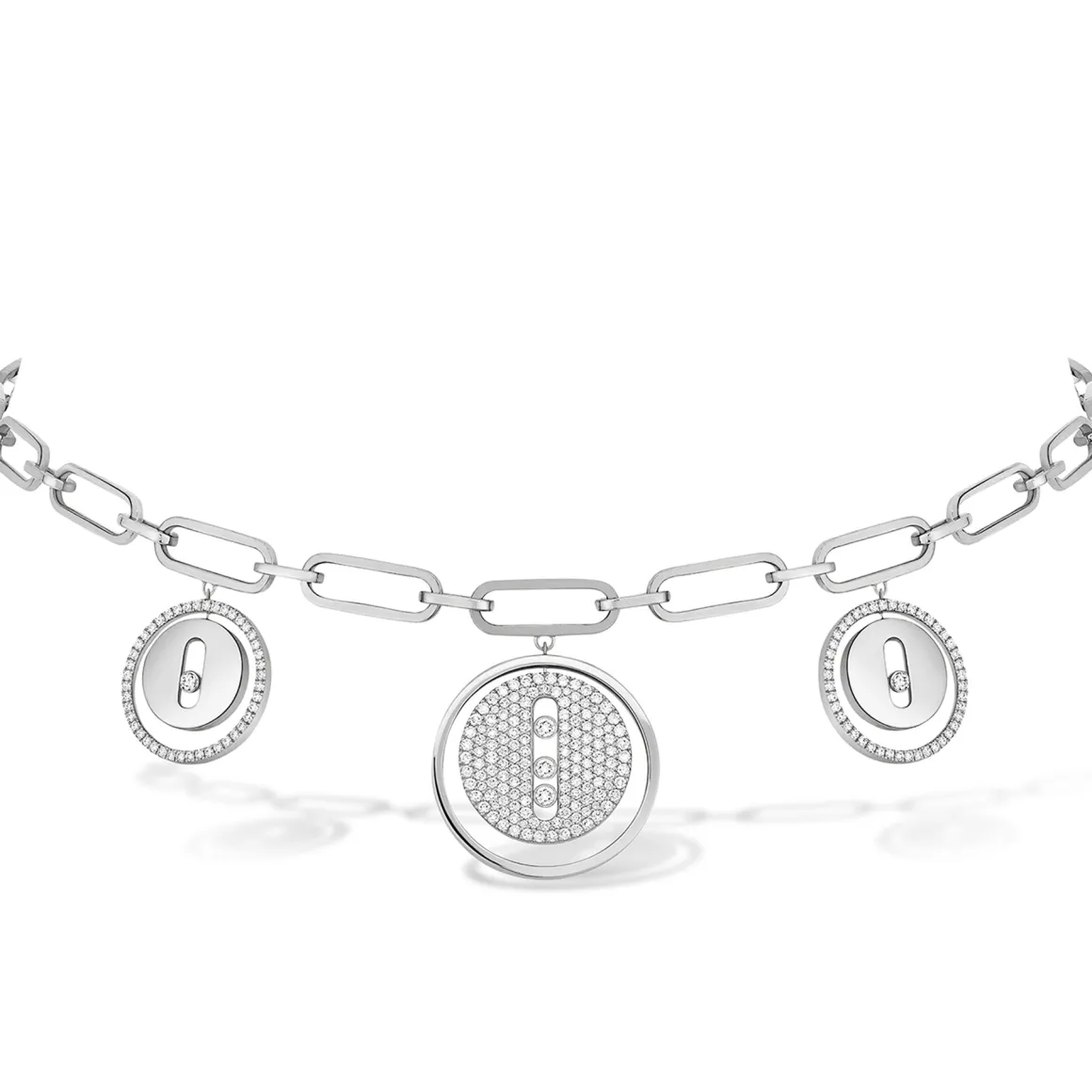Collier Diamant Or Blanc