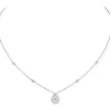 Collier Diamant Or Blanc