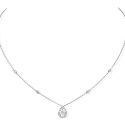 Collier Diamant Or Blanc