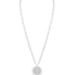 Collier Diamant Or Blanc