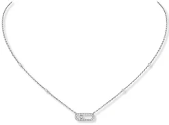 Collier Diamant Or Blanc