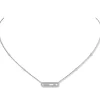 Collier Diamant Or Blanc