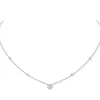 Collier Diamant Or Blanc