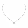 Collier Diamant Or Blanc