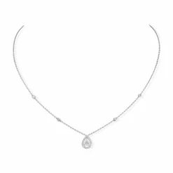 Collier Diamant Or Blanc