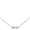 Collier Diamant Or Blanc