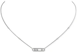 Collier Diamant Or Blanc
