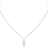 Collier Diamant Or Blanc