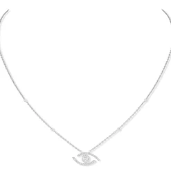 Collier Diamant Or Blanc