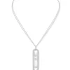 Collier Diamant Or Blanc