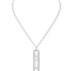 Collier Diamant Or Blanc