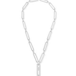 Collier Diamant Or Blanc