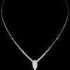COLLIER DIAMANT OR BLANC FIERY 0,25CT