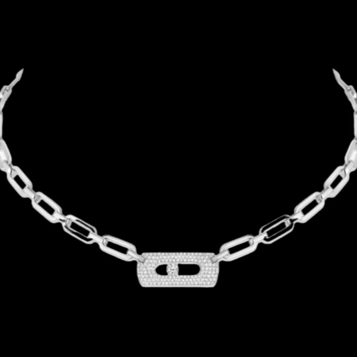 Collier Diamant Or blanc My Move