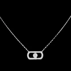 COLLIER DIAMANT OR BLANC SO MOVE PAVÉ