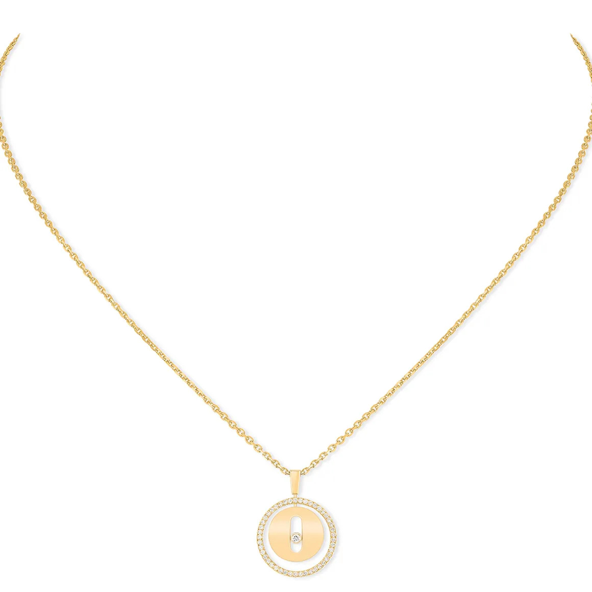 Collier Diamant Or Jaune