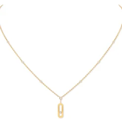 Collier Diamant Or Jaune