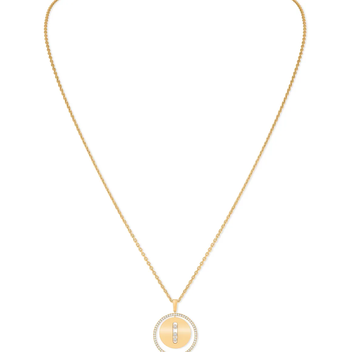 Collier Diamant Or Jaune