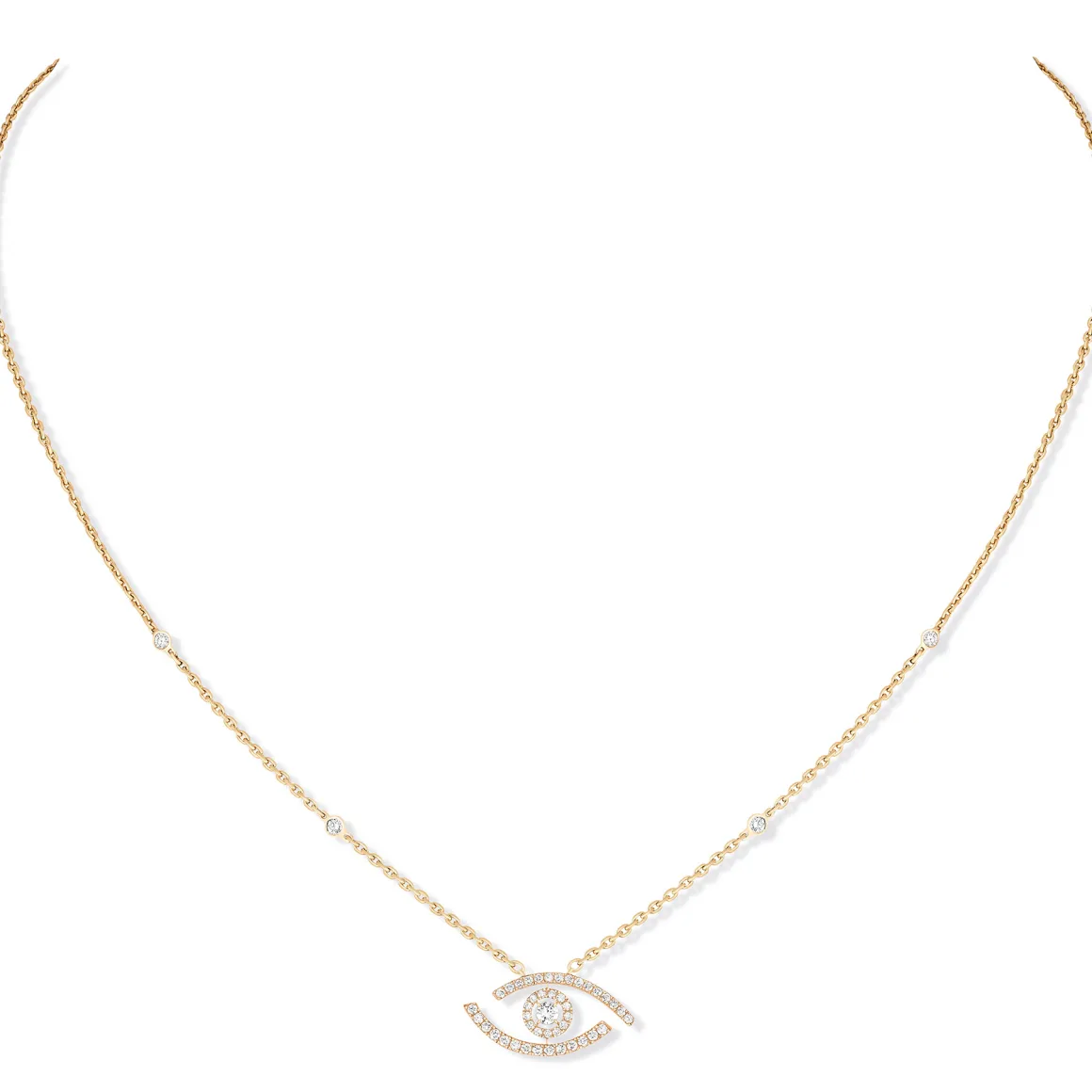 Collier Diamant Or Jaune