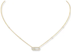 Collier Diamant Or Jaune