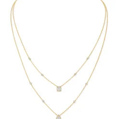 Collier Diamant Or Jaune