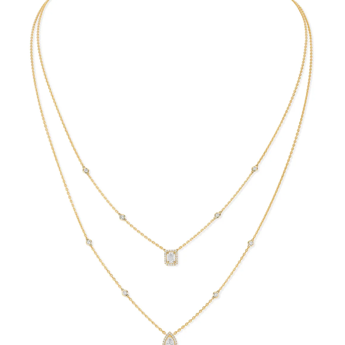 Collier Diamant Or Jaune