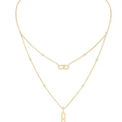 Collier Diamant Or Jaune