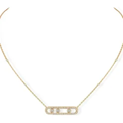 Collier Diamant Or Jaune