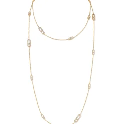 Collier Diamant Or Jaune