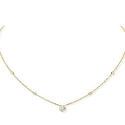 Collier Diamant Or Jaune