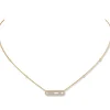 Collier Diamant Or Jaune