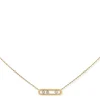 Collier Diamant Or Jaune