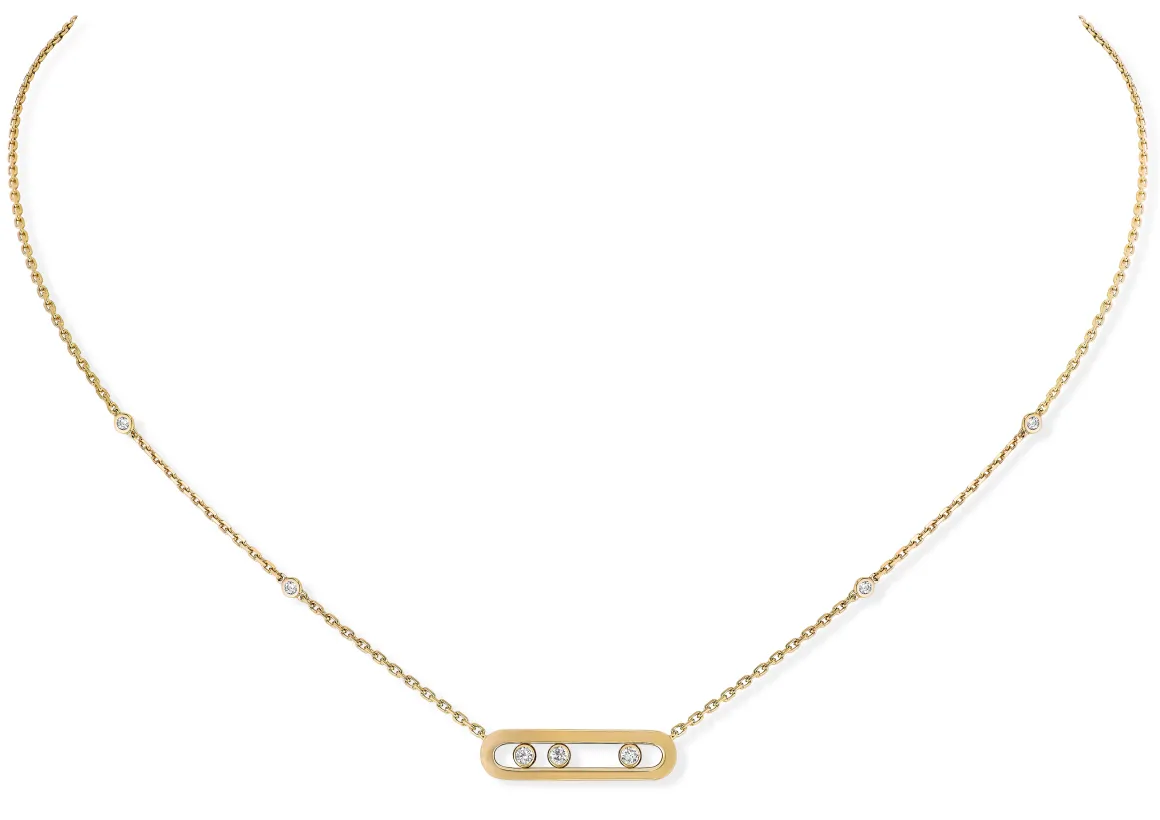 Collier Diamant Or Jaune