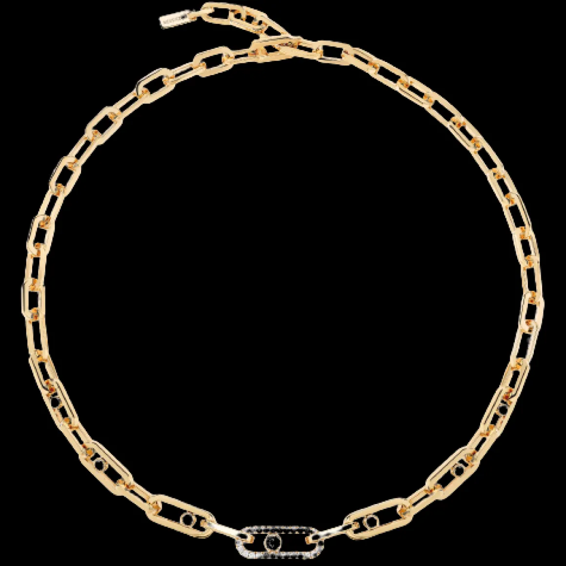 COLLIER DIAMANT OR jaune MOVE LINK