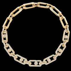COLLIER DIAMANT OR JAUNE SO MOVE XL PAVÉ