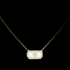 COLLIER DIAMANT OR JAUNE SO MOVE PAVÉ