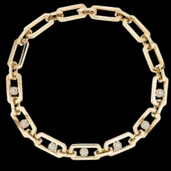 COLLIER DIAMANT OR JAUNE SO MOVE XL