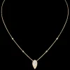 Collier diamant or jaune fiery 0,25ct