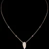 COLLIER DIAMANT OR ROSE FIERY 0,25CT