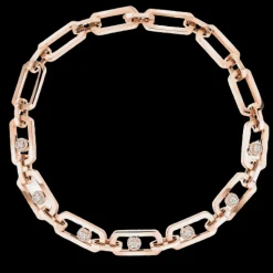 COLLIER DIAMANT OR ROSE SO MOVE XL