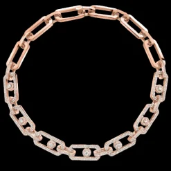 COLLIER DIAMANT OR ROSE SO MOVE XL PAVÉ