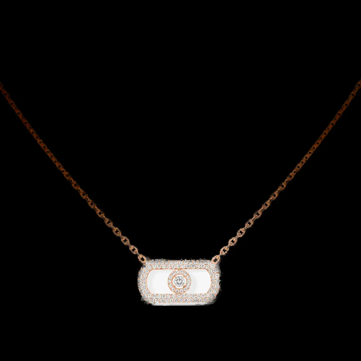 COLLIER DIAMANT OR Rose SO MOVE PAVÉ