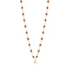 Collier fauve Gigi Suprême, or jaune, 1 diamant, 42 cm