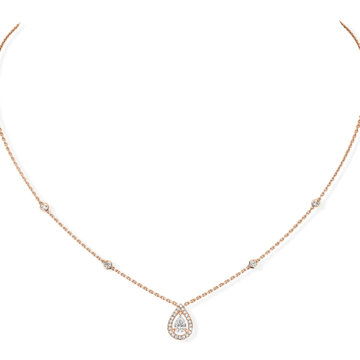 Collier Joy Diamant Or Rose