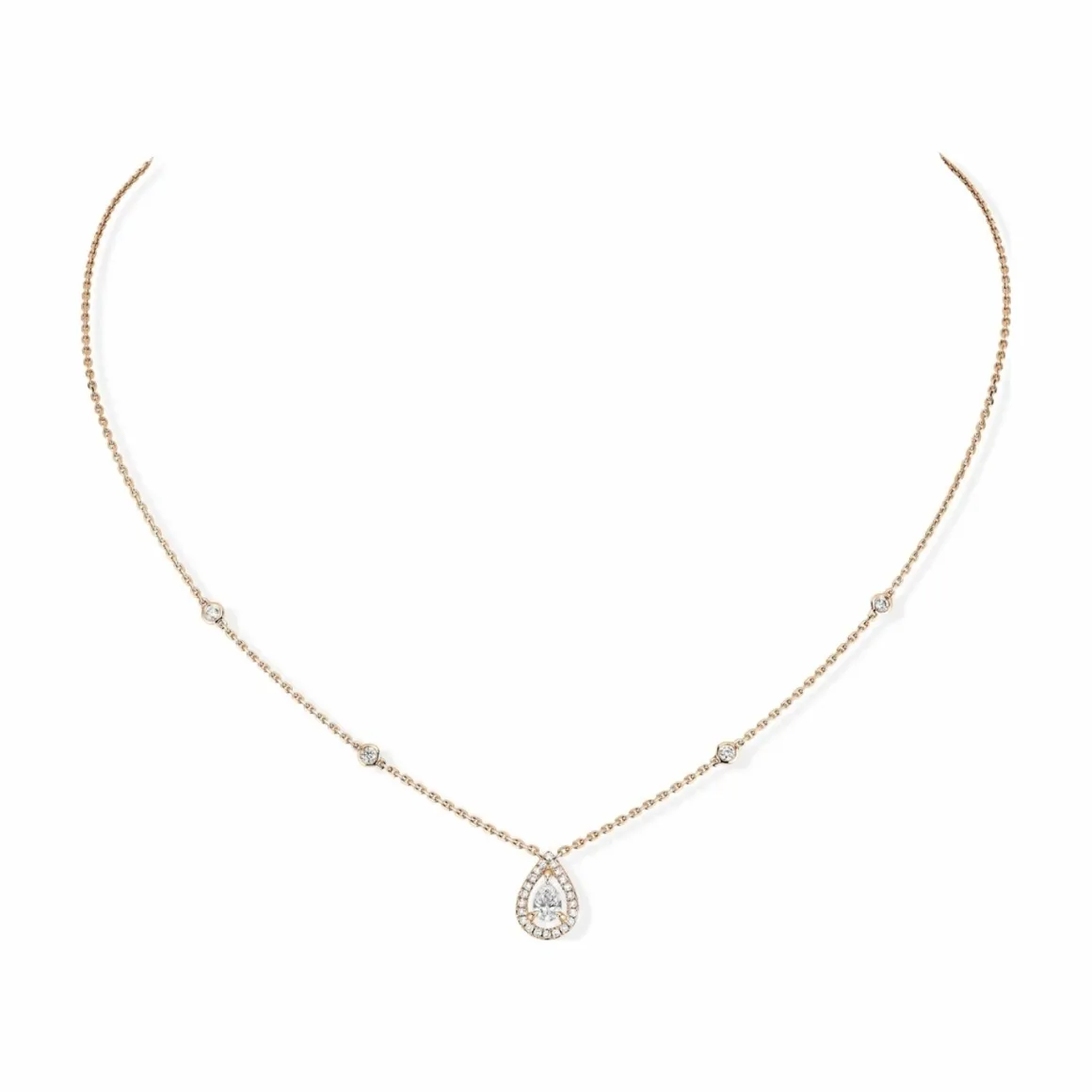 Collier Joy Diamant Or Rose